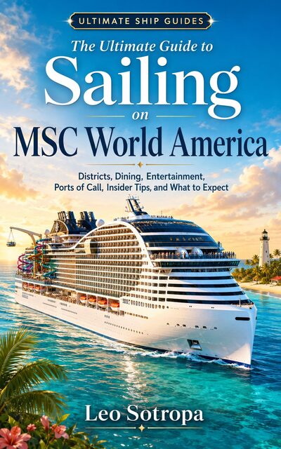 The Ultimate Guide to Sailing on MSC World America book cover