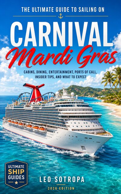 The Ultimate Guide to Sailing on Carnival Mardi Gras book cover