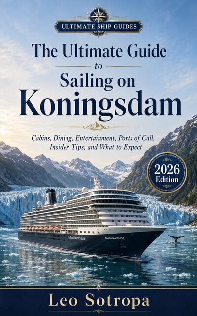The Ultimate Guide to Sailing on Koningsdam book cover