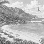 Illustration of Labadee, Haiti seen on a cruise port day