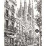Barcelona travel planning illustration