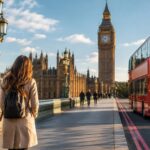 Traveler exploring Westminster during a London itinerary