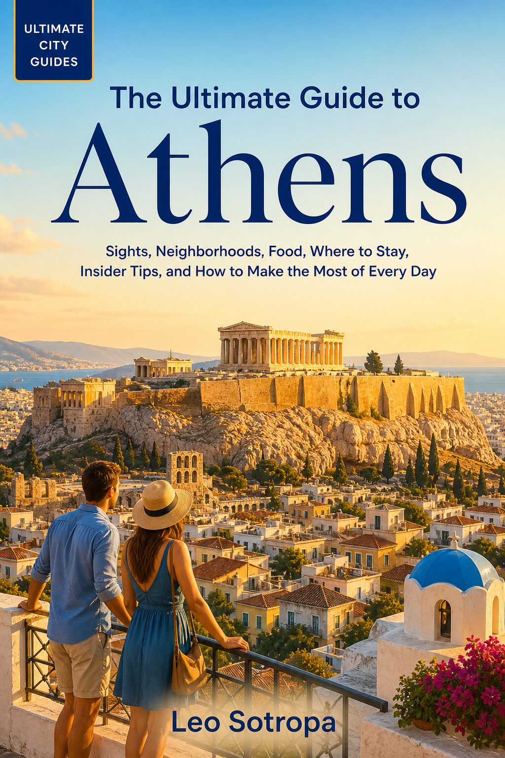 The Ultimate Guide to Athens: Sights, Neighborhoods, Food, Where to Stay, Insider Tips, and How to Make the Most of Every Day book cover by Leo Sotropa