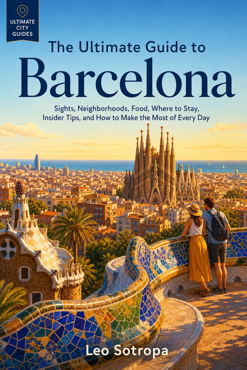 The Ultimate Guide to Barcelona: Sights, Neighborhoods, Food, Where to Stay, Insider Tips, and How to Make the Most of Every Day book cover by Leo Sotropa