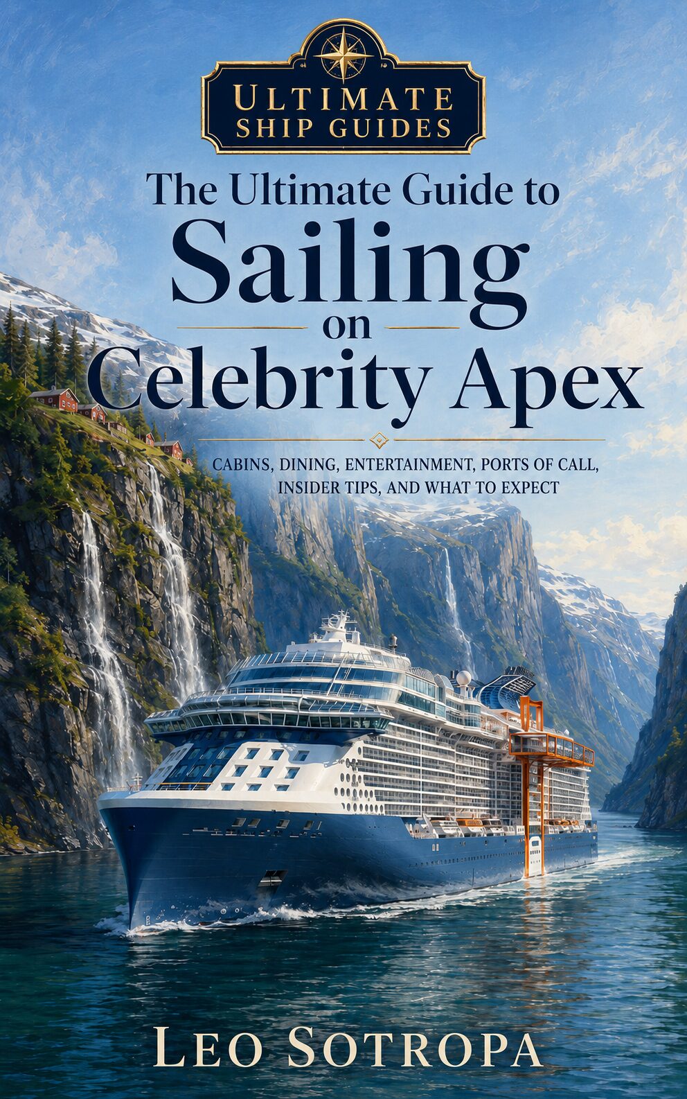 The Ultimate Guide to Sailing on Celebrity Apex: Cabins, Dining, Entertainment, Ports of Call, Insider Tips, and What to Expect book cover by Leo Sotropa