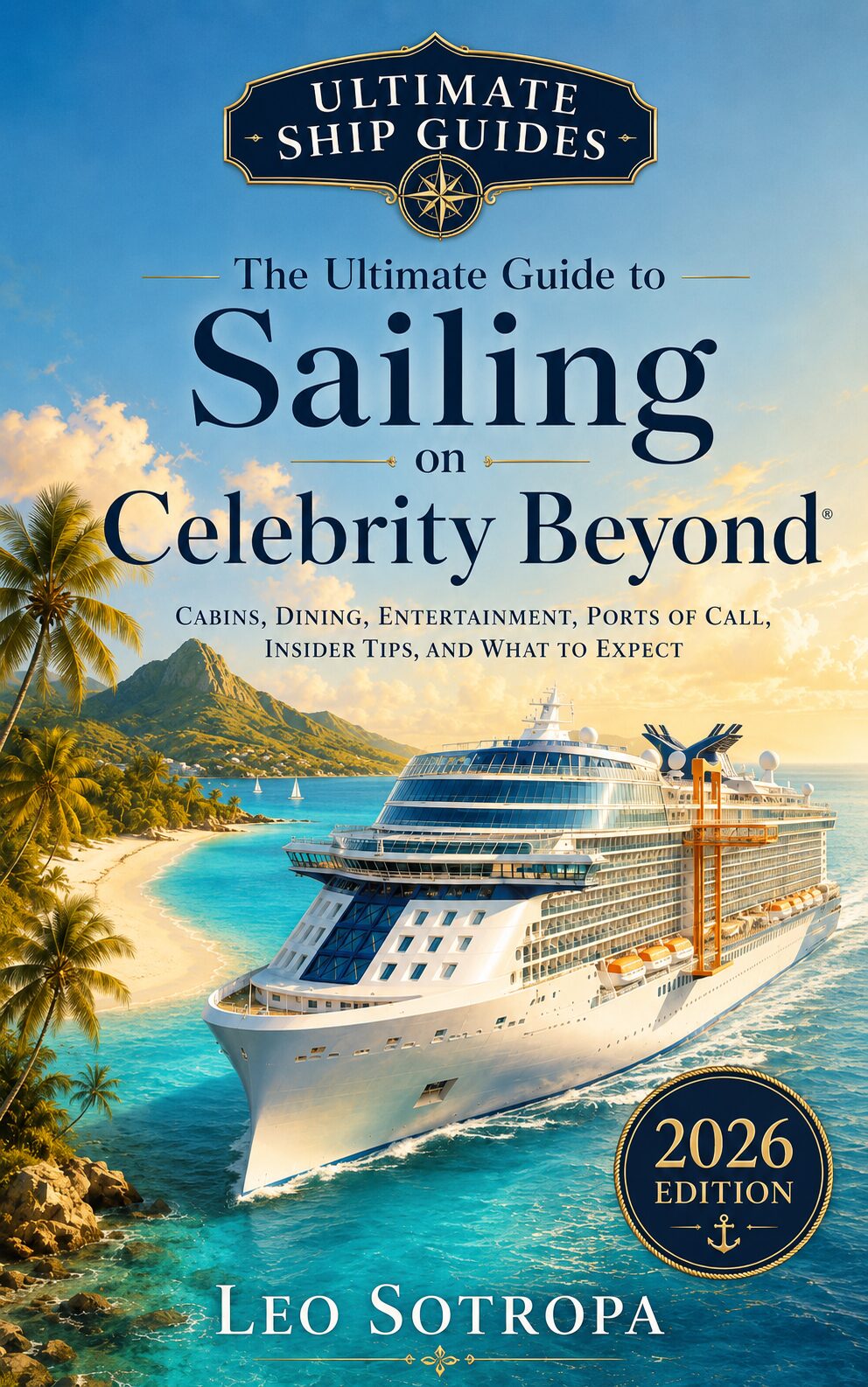 The Ultimate Guide to Sailing on Celebrity Beyond: Cabins, Dining, Entertainment, Ports of Call, Insider Tips, and What to Expect book cover by Leo Sotropa