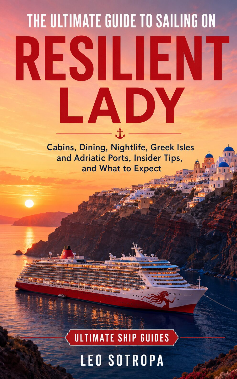 The Ultimate Guide to Sailing on Resilient Lady: Cabins, Dining, Nightlife, Greek Isles and Adriatic Ports, Insider Tips, and What to Expect book cover by Leo Sotropa