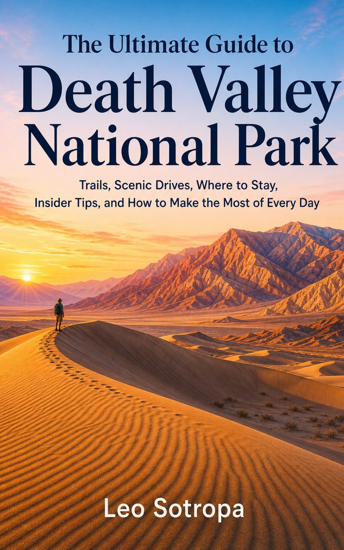 The Ultimate Guide to Death Valley National Park: Trails, Scenic Drives, Where to Stay, Insider Tips, and How to Make the Most of Every Day book cover by Leo Sotropa