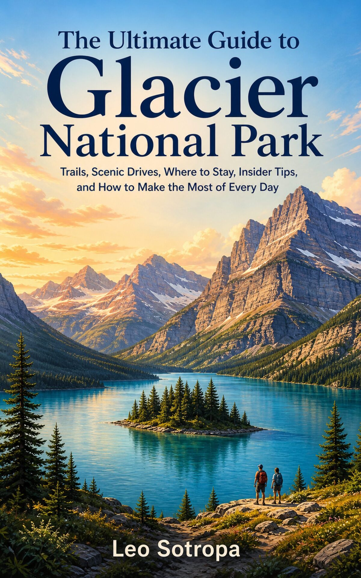 The Ultimate Guide to Glacier National Park: Trails, Scenic Drives, Where to Stay, Insider Tips, and How to Make the Most of Every Day book cover by Leo Sotropa