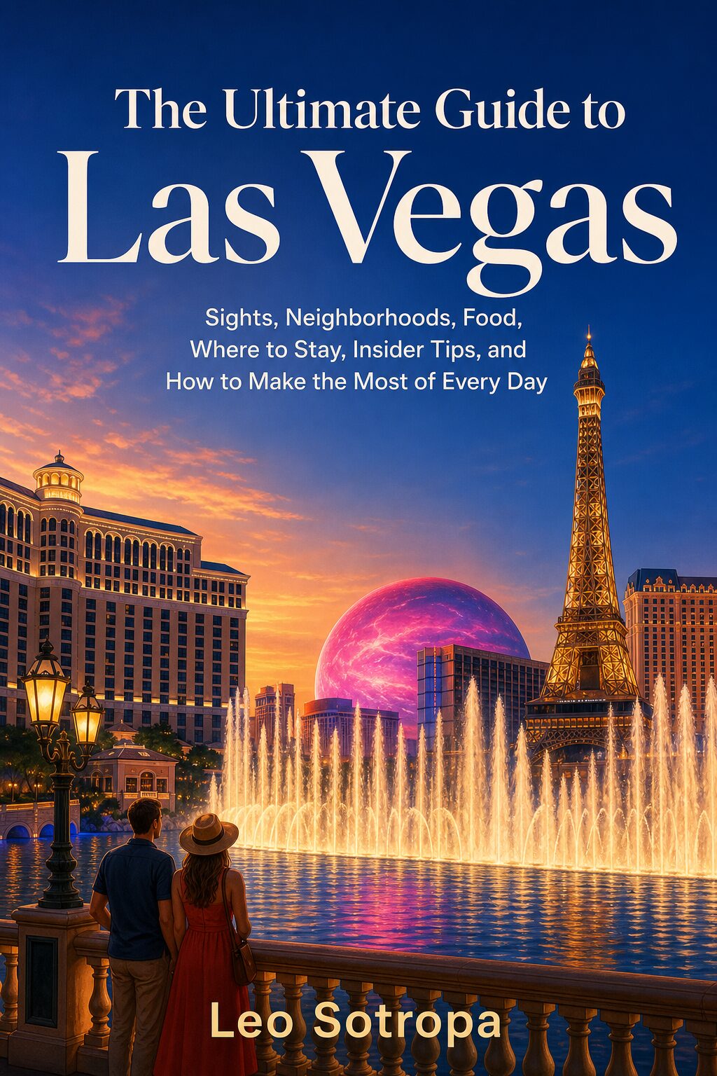 The Ultimate Guide to Las Vegas: Sights, Neighborhoods, Food, Where to Stay, Insider Tips, and How to Make the Most of Every Day book cover by Leo Sotropa