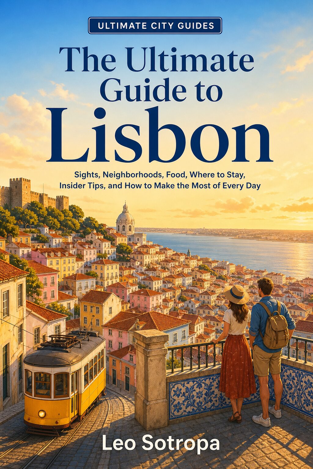 The Ultimate Guide to Lisbon: Sights, Neighborhoods, Food, Where to Stay, Insider Tips, and How to Make the Most of Every Day book cover by Leo Sotropa