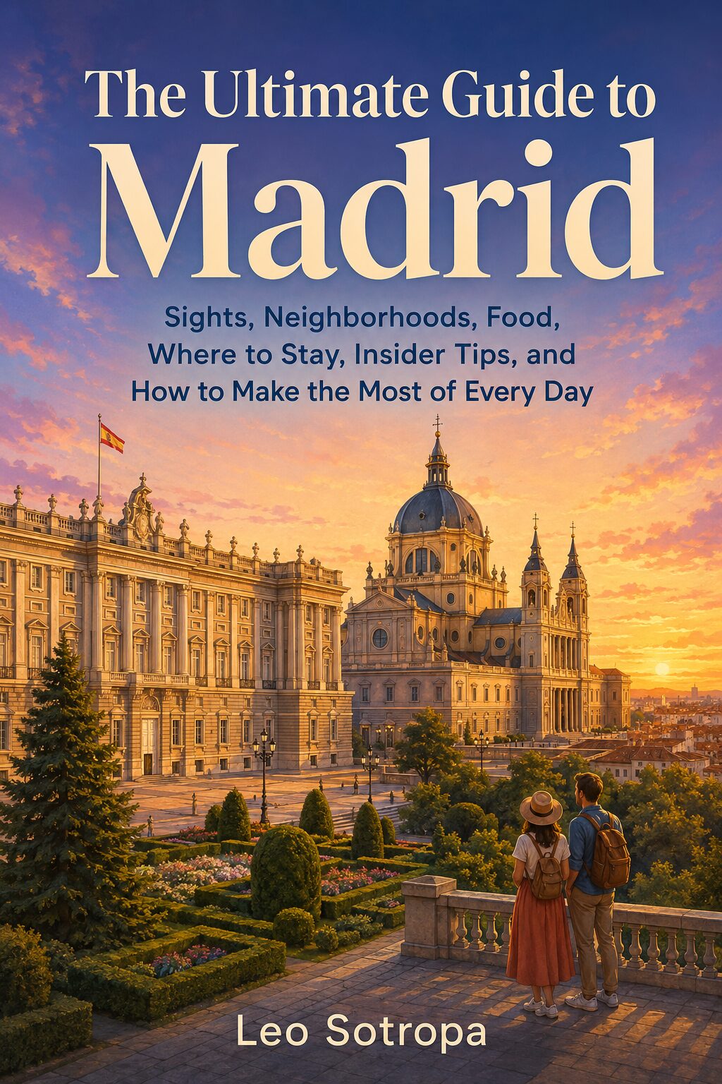 The Ultimate Guide to Madrid: Sights, Neighborhoods, Food, Where to Stay, Insider Tips, and How to Make the Most of Every Day book cover by Leo Sotropa