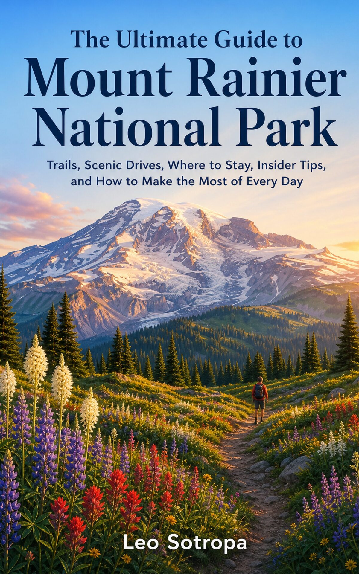 The Ultimate Guide to Mount Rainier National Park: Trails, Scenic Drives, Where to Stay, Insider Tips, and How to Make the Most of Every Day book cover by Leo Sotropa