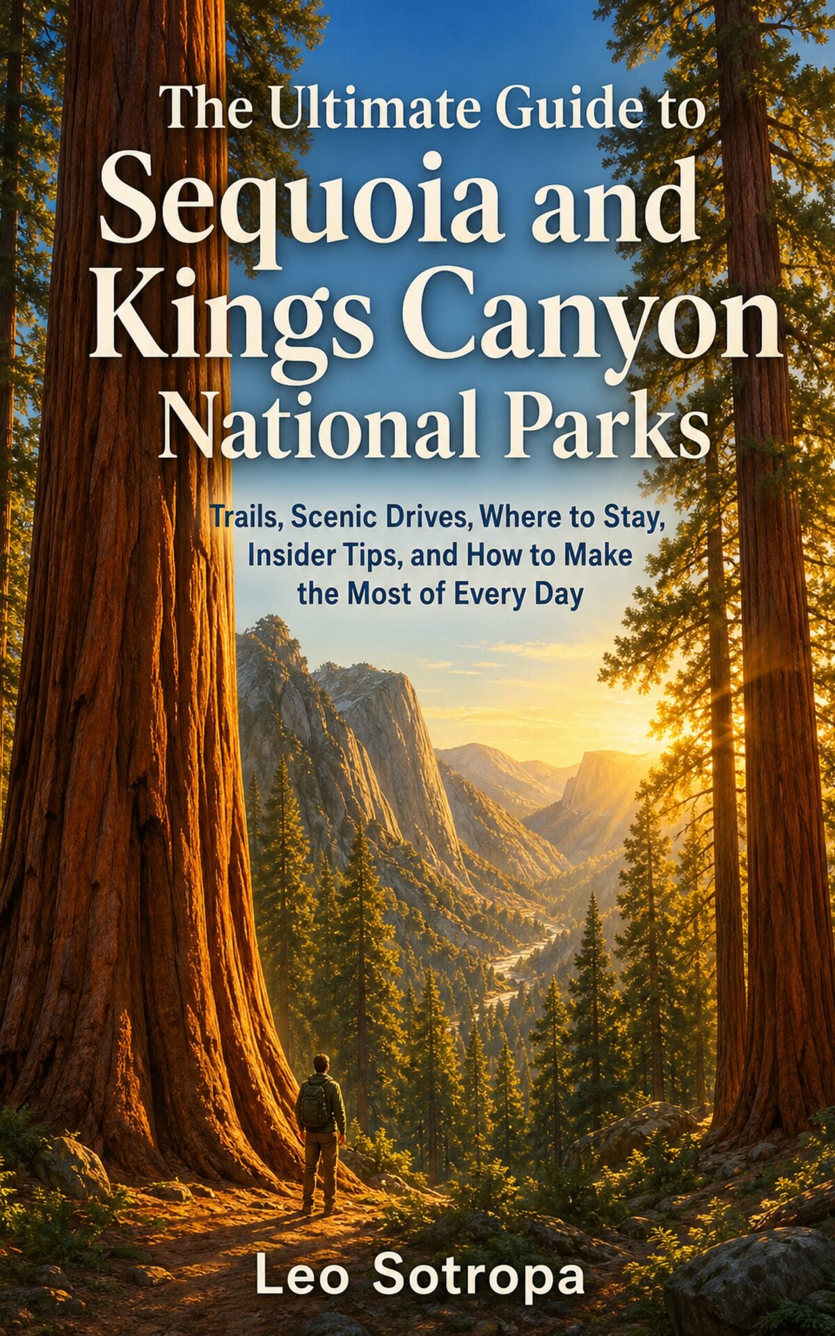 The Ultimate Guide to Sequoia and Kings Canyon National Parks: Trails, Scenic Drives, Where to Stay, Insider Tips, and How to Make the Most of Every Day book cover by Leo Sotropa
