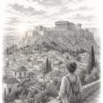 Athens travel planning illustration