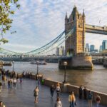 Tower Bridge and the Thames in London