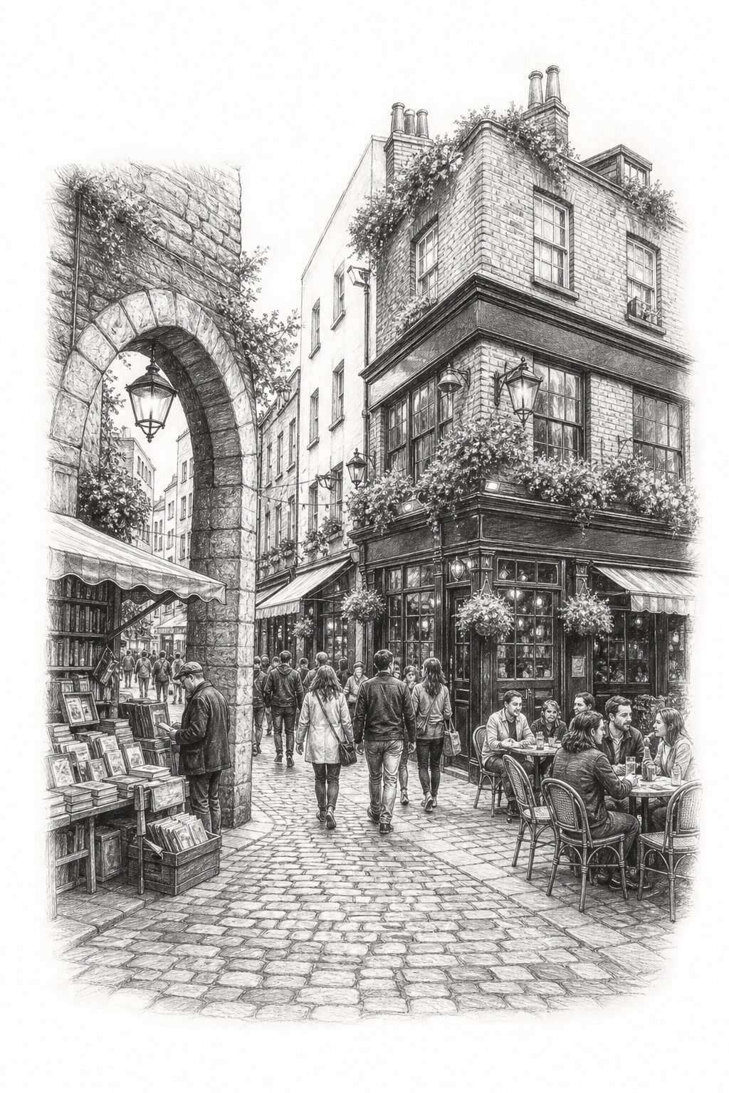 Dublin travel planning illustration