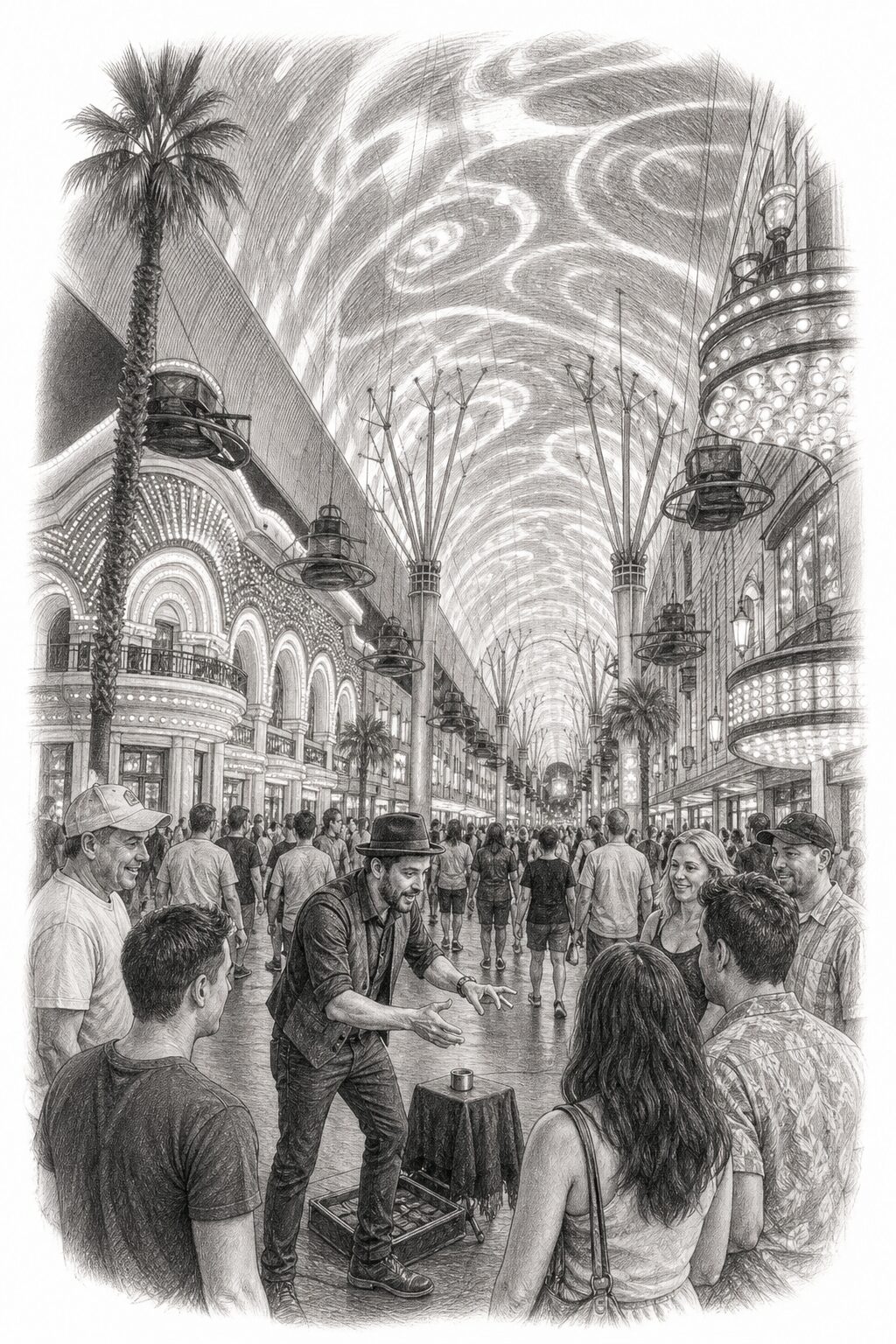 Las Vegas travel planning illustration