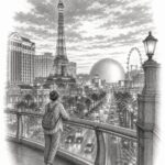 Las Vegas travel planning illustration