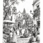 Mexico City travel planning illustration