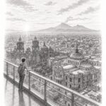 Mexico City travel planning illustration