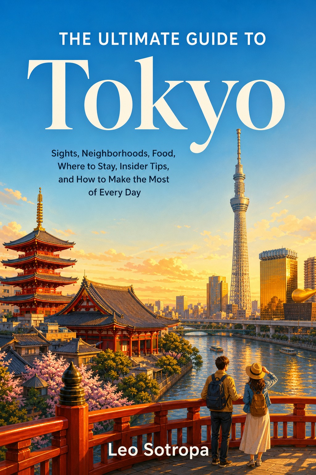 The Ultimate Guide to Tokyo book cover by Leo Sotropa