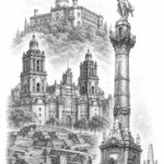 Mexico City travel planning illustration