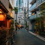 Inviting Tokyo neighborhood street